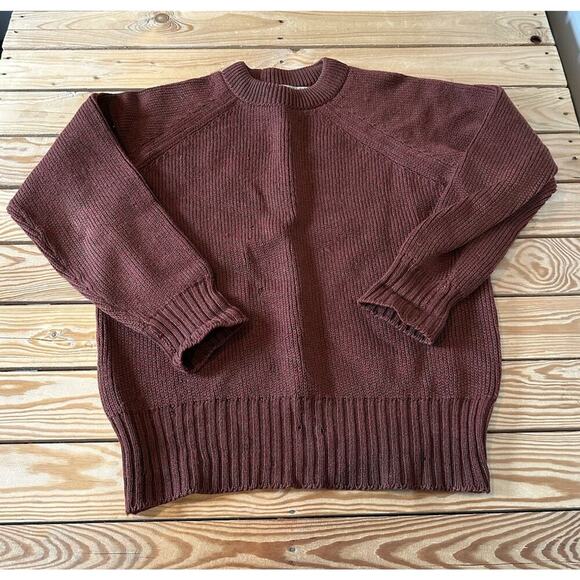 Vintage Terramar Men’s Brick Wool Sweater Size XL - Picture 1 of 10